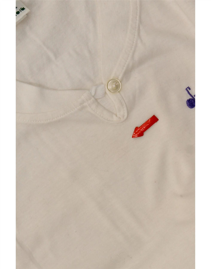 Diadora Damen Weste Top UK 12 Medium Weiß