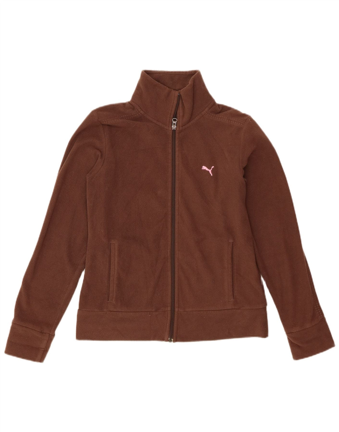 Puma Damen Fleecejacke UK 10 Small Braun