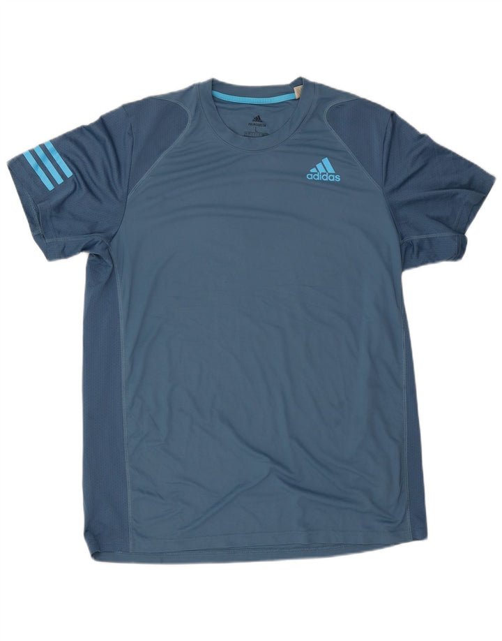 Adidas Herren Aeroready T-Shirt Top Large Blau Polyester