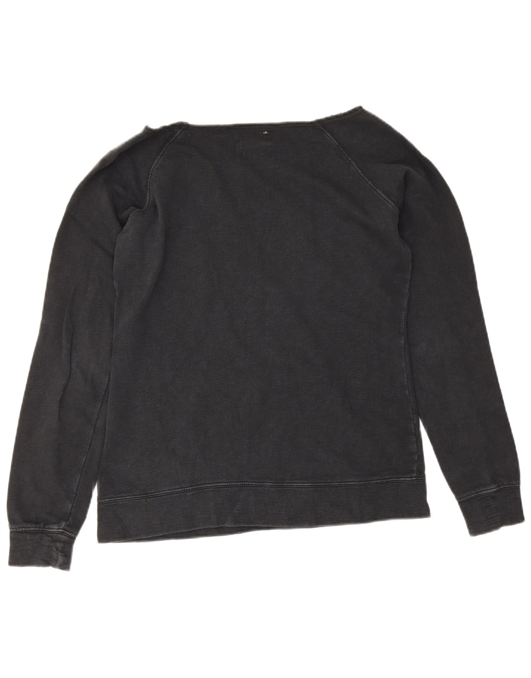 Champion Damen Heritage Oversized Sweatshirt Pullover UK 10 Small Schwarz