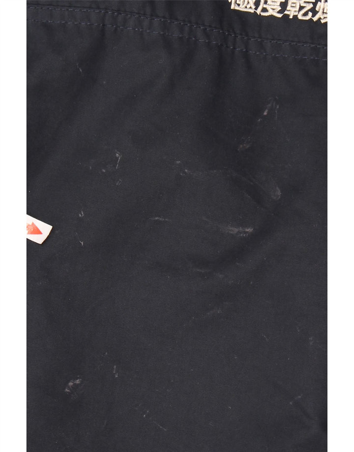 Superdry Herren-Sherpa-Parka mit Kapuze, UK 38, Mittelmarineblau, Polyester