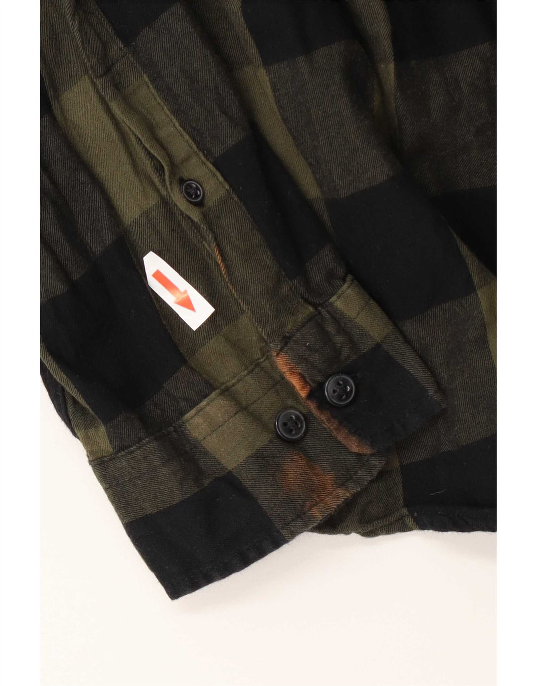 Jack & Jones Herren-Flanellhemd XL aus grüner Gingham-Baumwolle