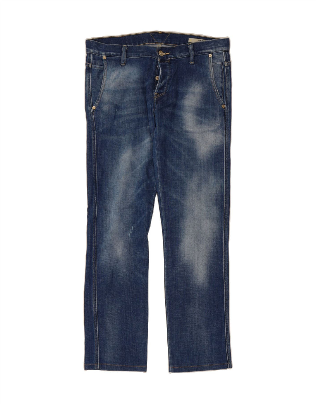 MELTIN' POT Mens Slim Jeans W33 L30 Blue Cotton Vintage Meltin' Pot and Second-Hand Meltin' Pot from Messina Hembry 