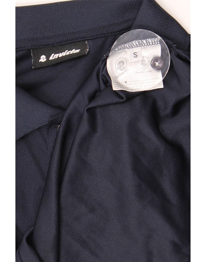 Invicta Herren-Poloshirt, klein, marineblau, Polyester