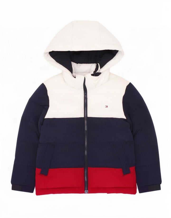 Tommy Hilfiger Wattierte Jacke für Jungen, 3–4 Jahre, mehrfarbig, Farbblock