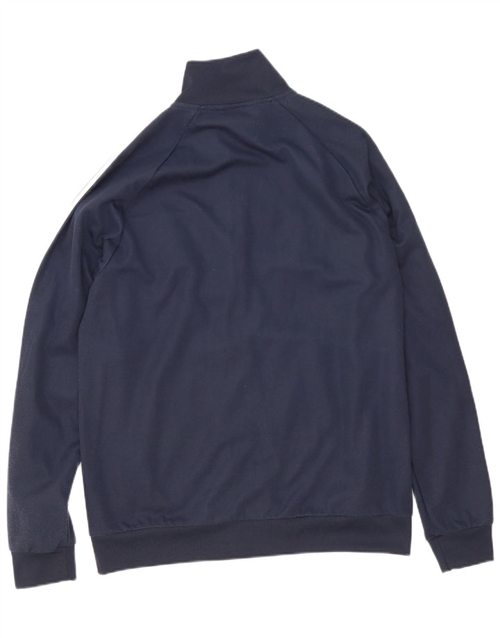 Adidas Herren-Trainingsanzug-Oberteil, große Jacke aus marineblauem Polyester