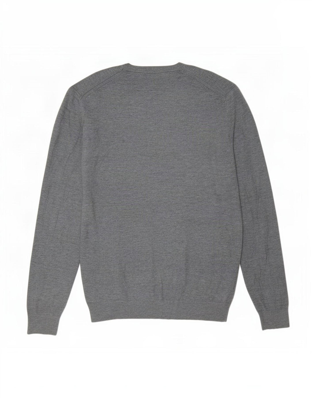 Zara Herren-Pullover mit Rundhalsausschnitt, Größe L, Grau
