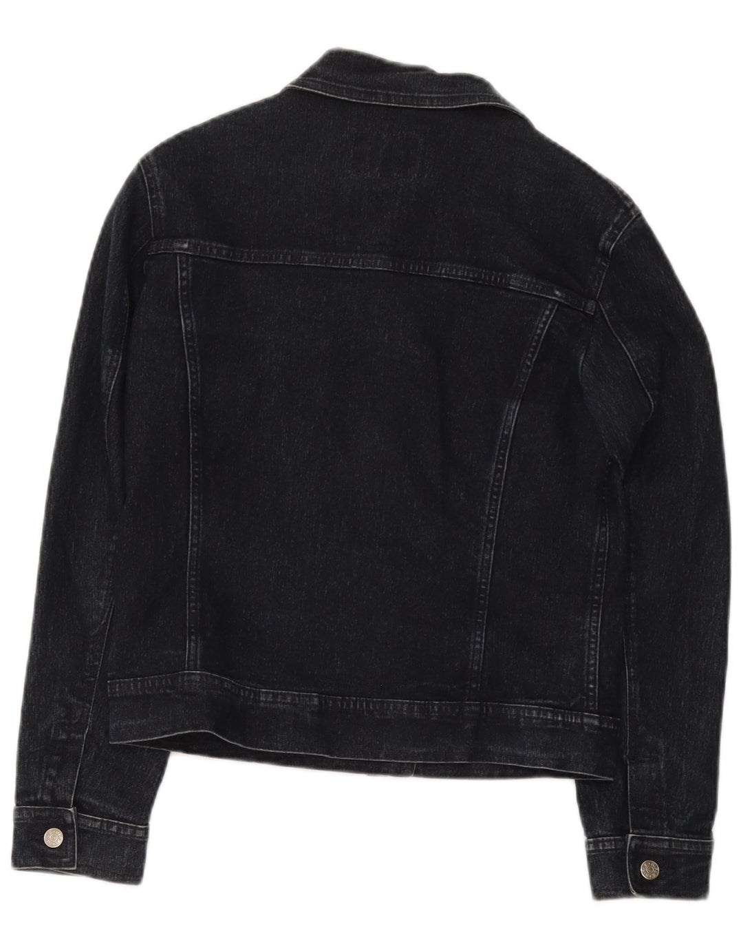 Rifle Damen Jeansjacke UK 14 Große marineblaue Baumwolle