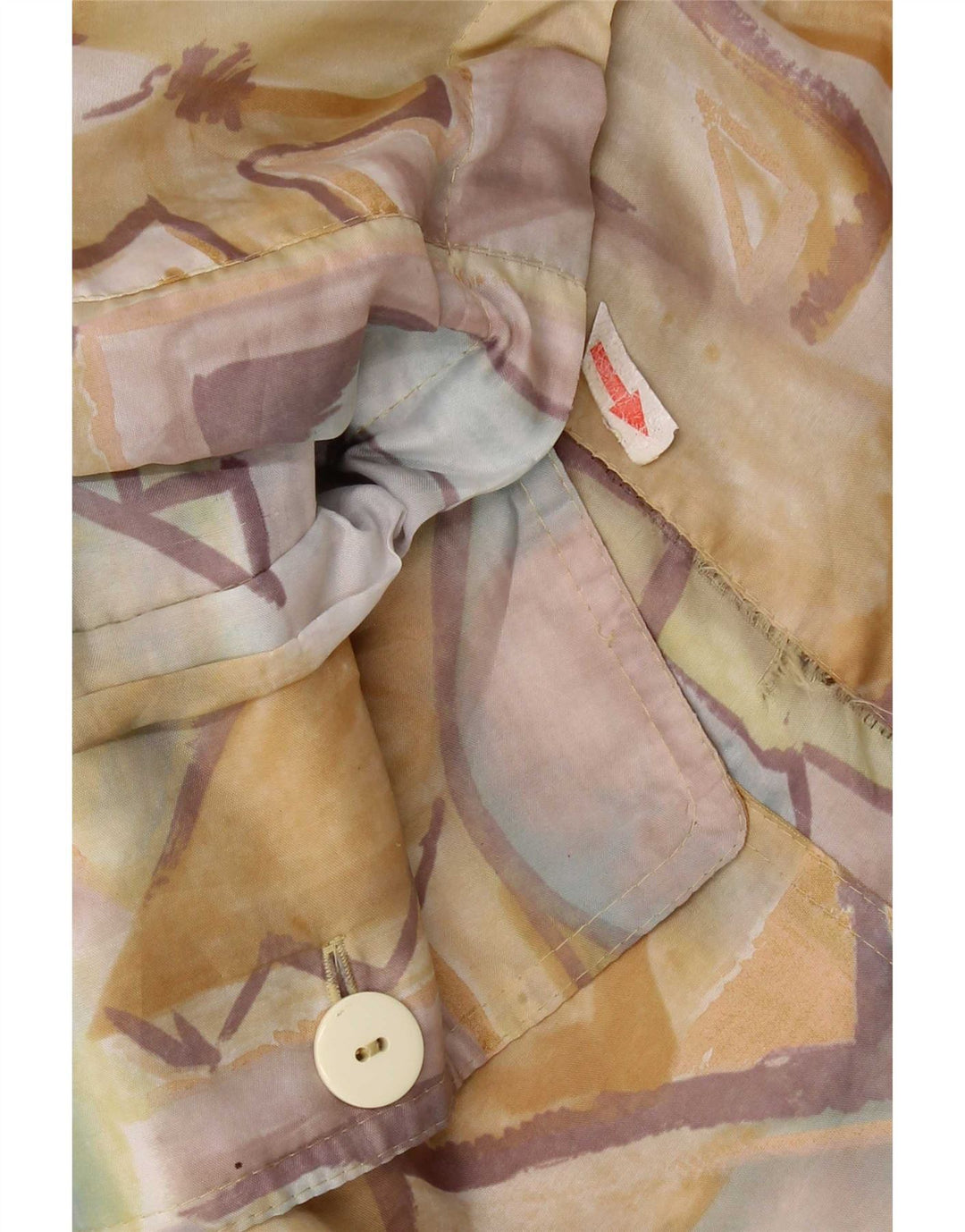 C & A Damen-Regenjacke mit abstraktem Muster, Größe 40, mehrfarbig