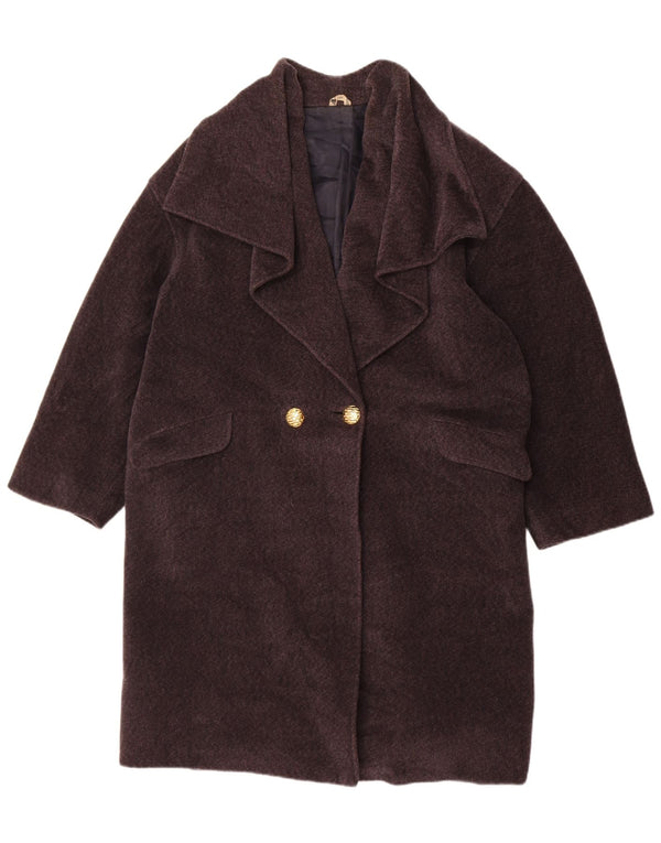 Anna Linder Damen Zweireihiger Mantel US 12 Large Grau