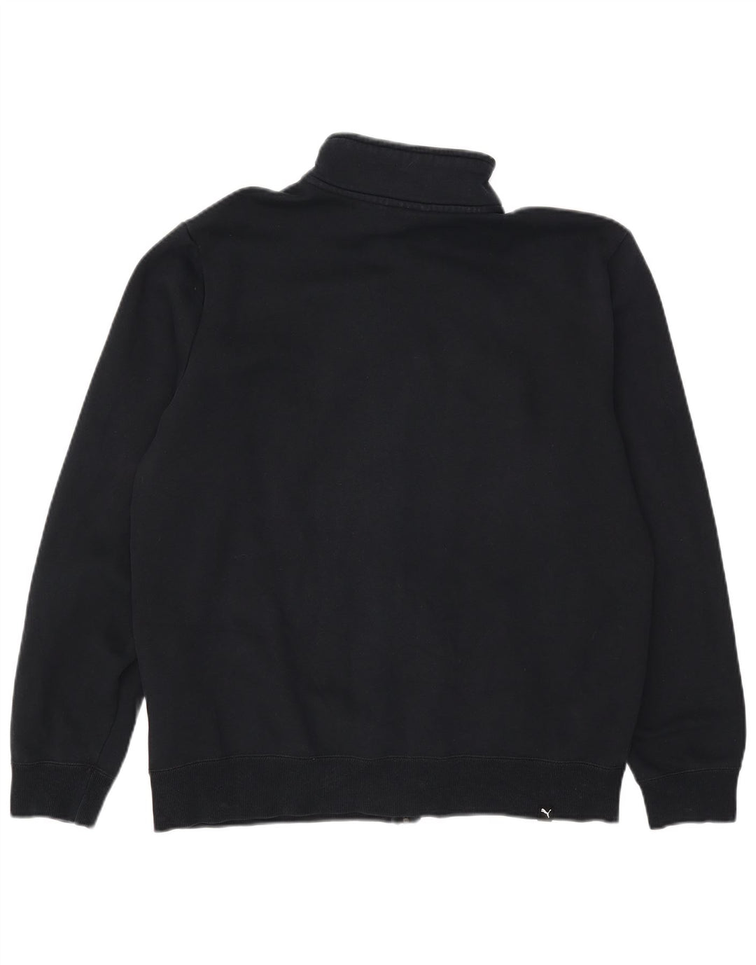 Puma Herren-Trainingsanzug-Top-Jacke, große schwarze Baumwolle