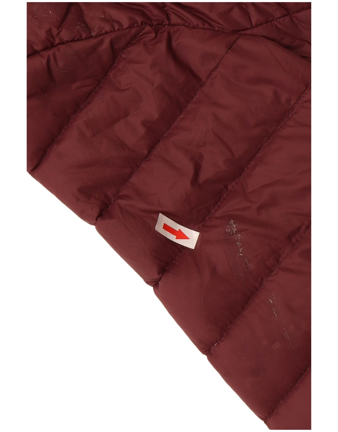 Schott Herren-Jacke mit Kapuze, gepolstert, Gr. 40, groß, burgunderrotes Nylon