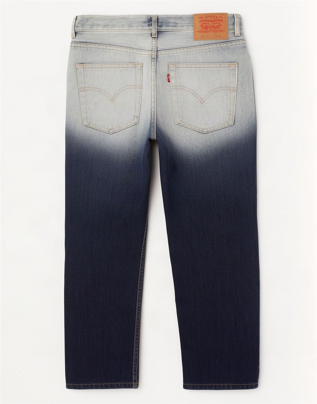 Levi's Herren 661 Capri Jeans W32 L22 Marineblau Farbblock