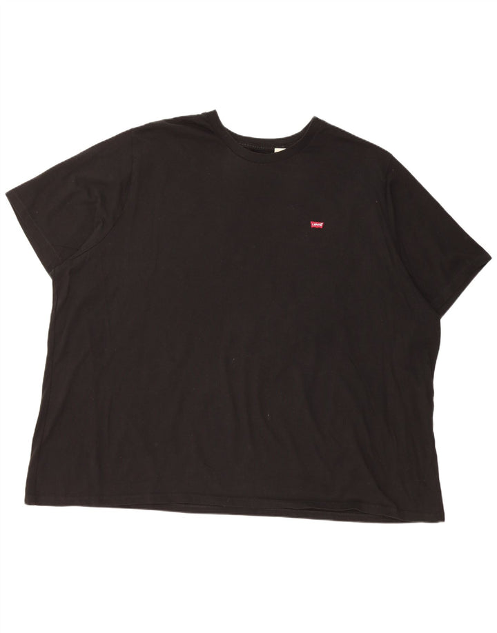 LEVI'S Herren Standard T-Shirt Top 4XL Schwarz Baumwolle