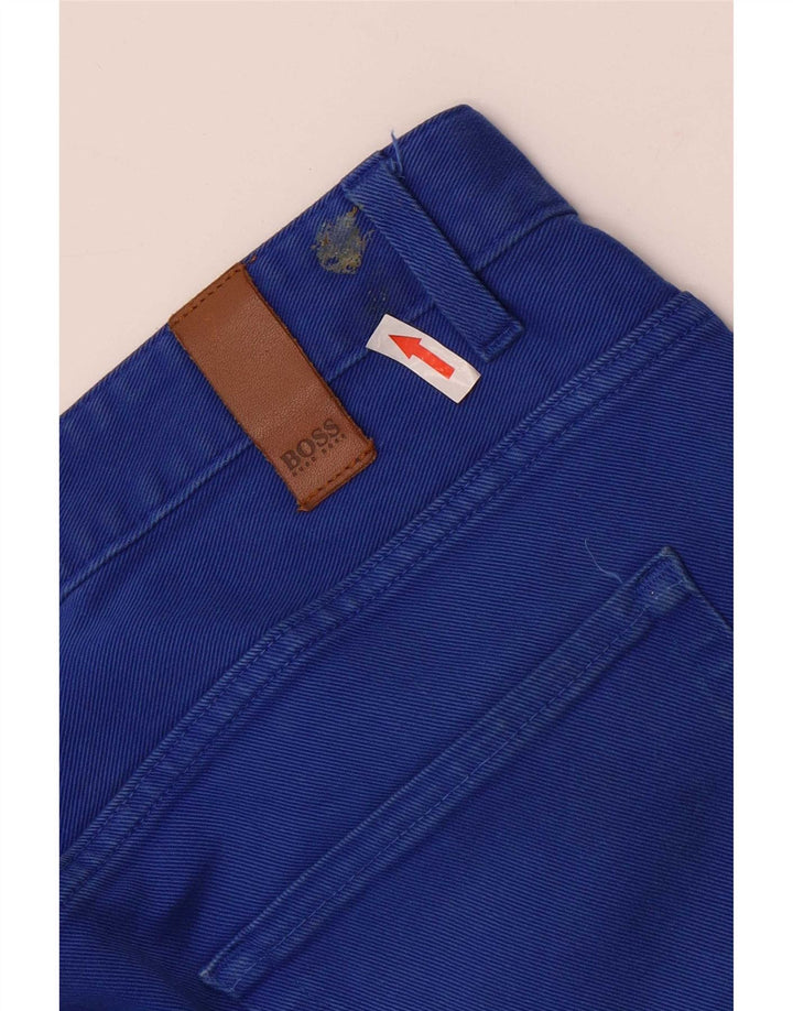 Hugo Boss Herren Slim Jeans W36 L32 Blaue Baumwolle