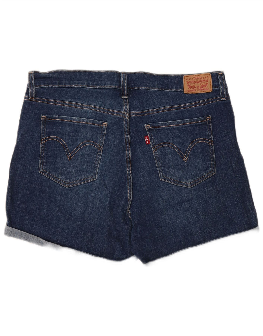 LEVI'S Damen-Jeansshorts W32, Größe L, Blau, Baumwolle