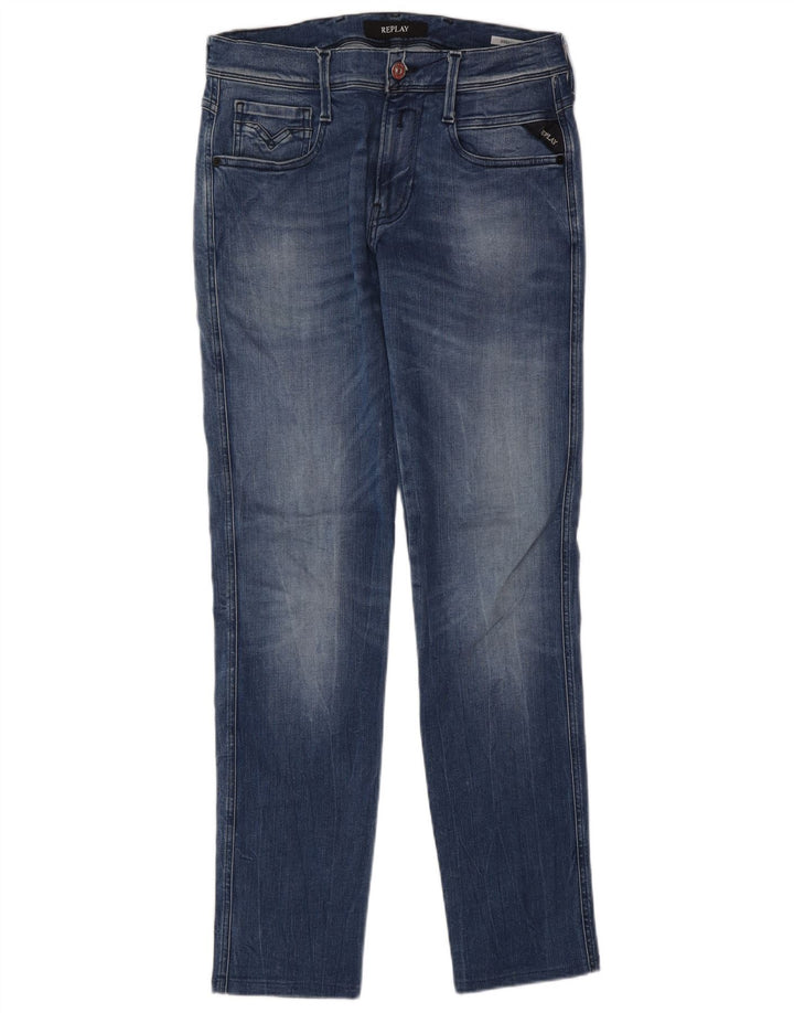 Replay Herren Anbass Slim Jeans W32 L32 Blau