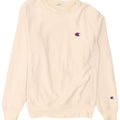 Champion Herren Reverse Weave Sweatshirt, Pullover, Größe S, weiße Baumwolle