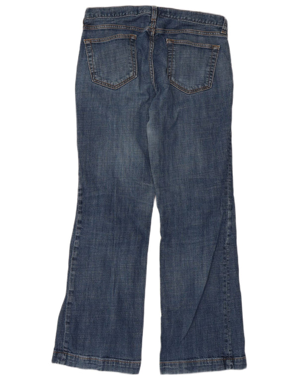 Gap Damen Bootcut Jeans UK 12 Medium W30 L29 Blaue Baumwolle