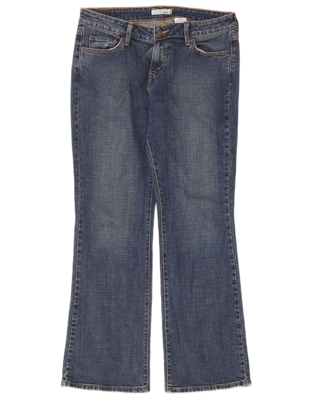 Levi's Damen 545 Low Bootcut Jeans US 12 Large W34 L31 Blaue Baumwolle