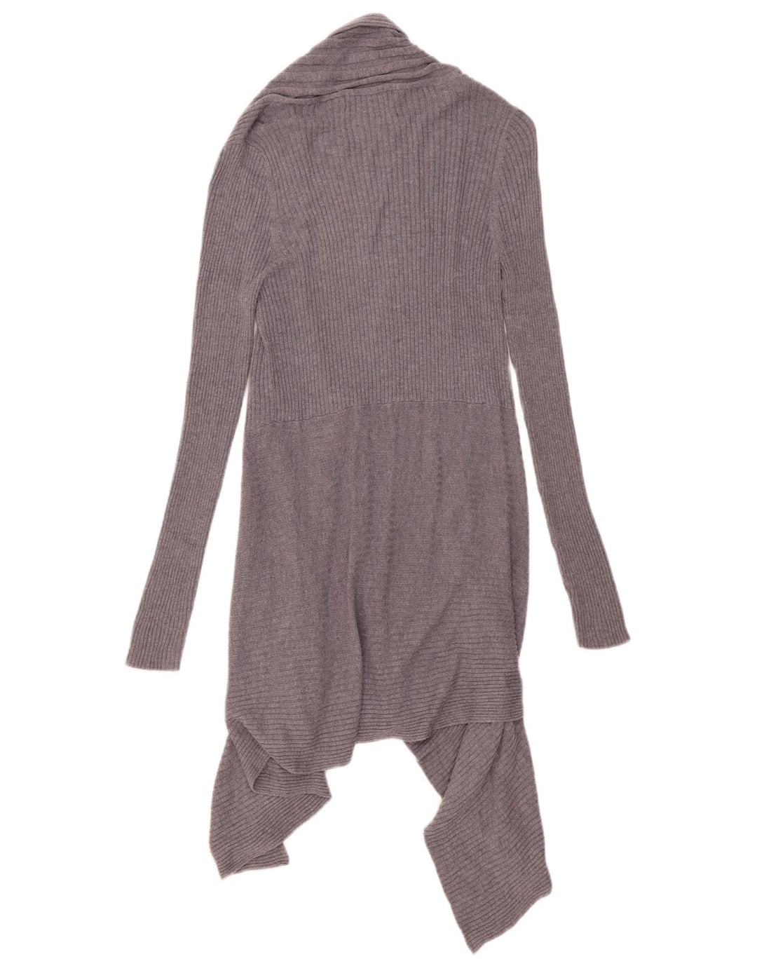 Marks & Spencer Damen Asymmetrischer Cardigan-Pullover UK 10 Small Lila