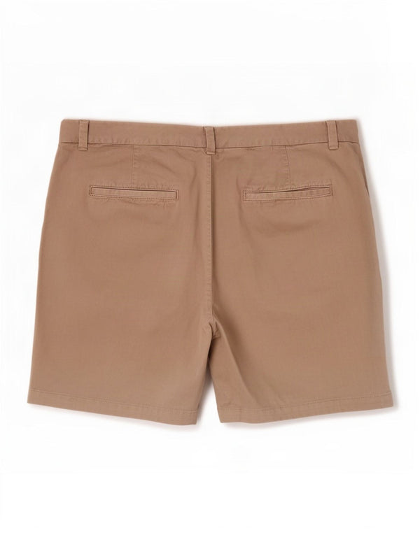 Marks & Spencer Damen-Chinoshorts, Größe L, W32, L5, Beige, Baumwolle
