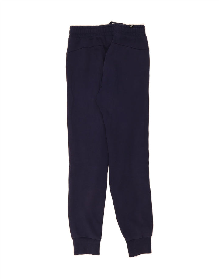 PUMA Mens Tracksuit Trousers Joggers Small Navy Blue Cotton Vintage Puma and Second-Hand Puma from Messina Hembry 