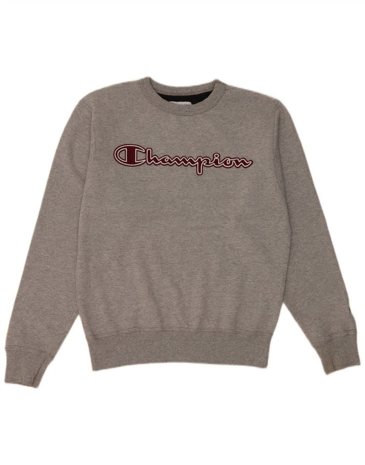 Champion Herren-Sweatshirt mit Grafik, Größe S, Grau, Baumwolle