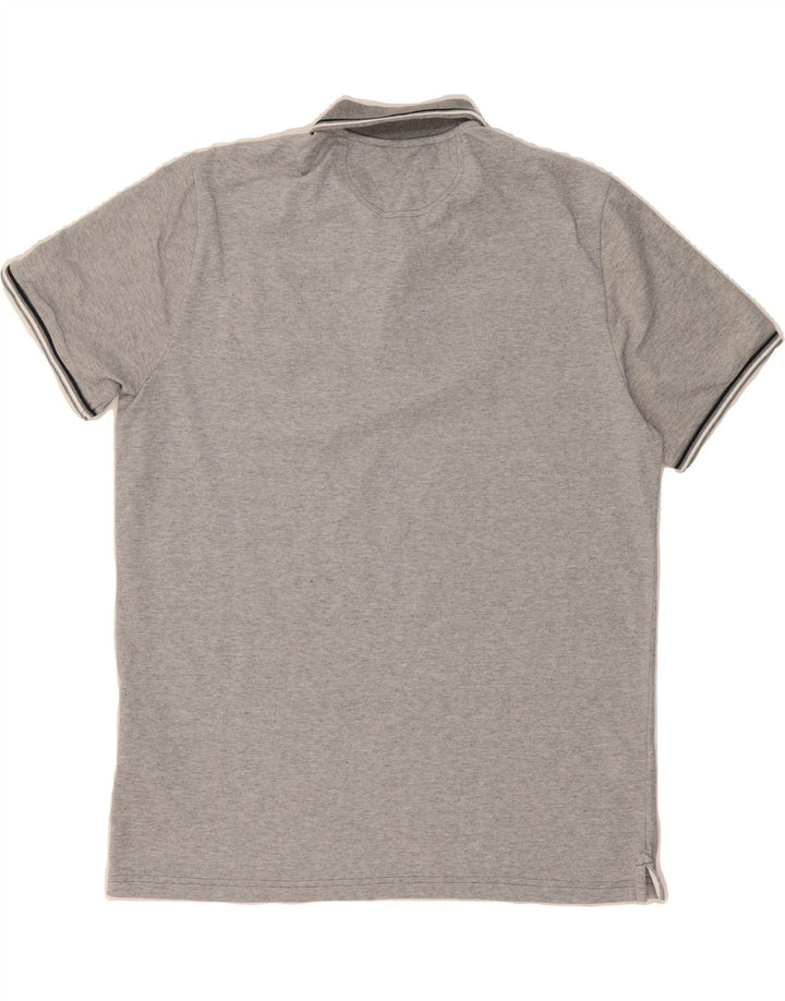 CHAMPION Mens Easy Fit Polo Shirt Large Grey Cotton Vintage Champion and Second-Hand Champion from Messina Hembry 