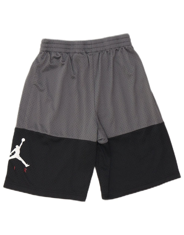 Jordan Jungen-Sportshorts mit Grafik, 12–13 Jahre, Größe L, Grau, Farbblock