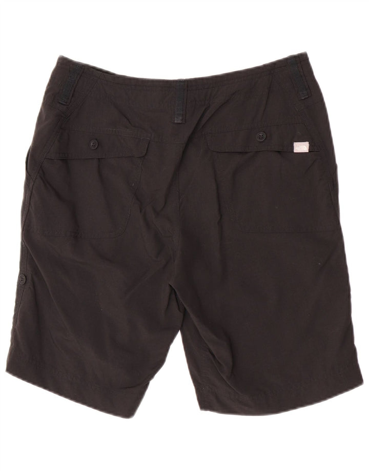 The North Face Womens Casual Shorts US 8 Medium W30 Black Nylon