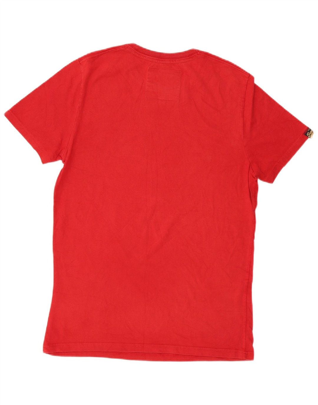 Superdry Herren-T-Shirt mit Grafik, Größe L, aus roter Baumwolle