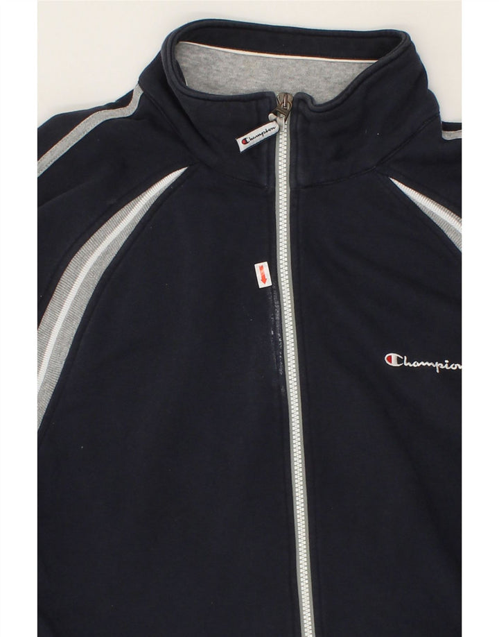 CHAMPION Herren-Trainingsanzug-Oberteil, Jacke, 3XL, Marineblau, Baumwolle