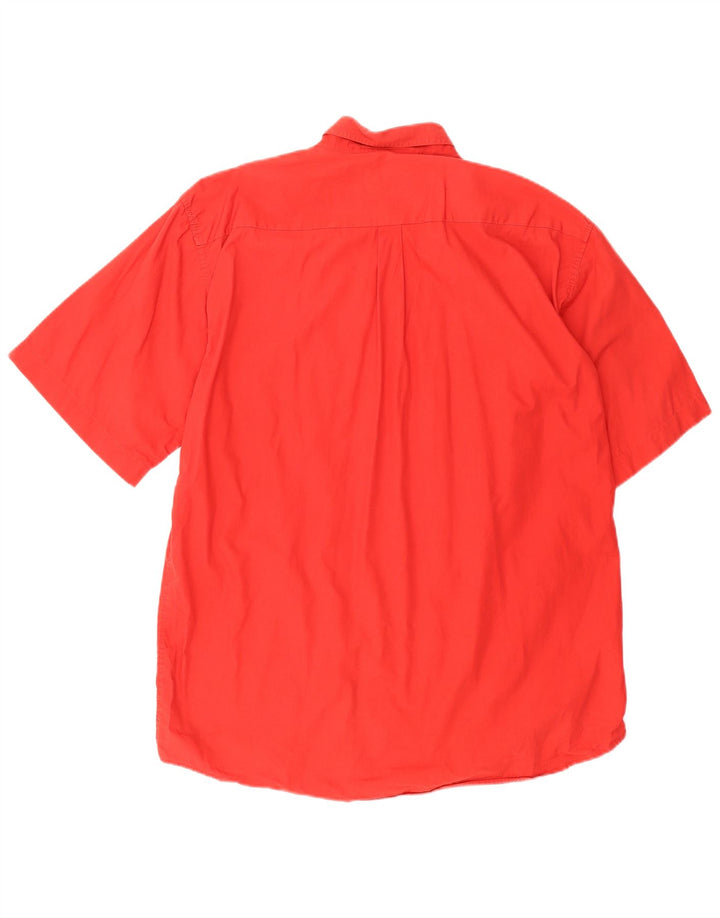 Levi's Herren-Kurzarmhemd, Größe L, Rot