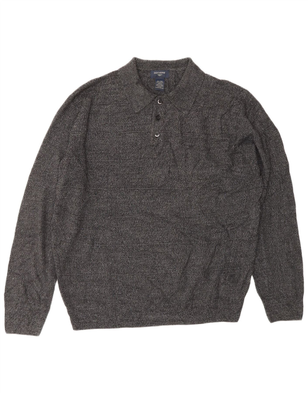 DOCKERS Herren Rollkragenpullover Pullover XL Grau Acryl