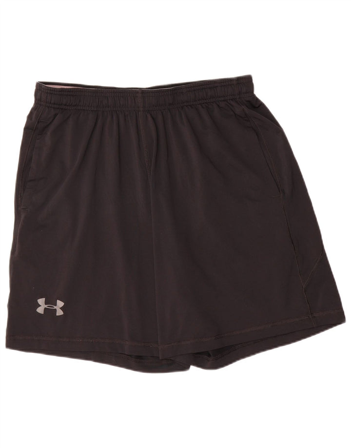 Under Armour Herren-Sportshorts, großes, schwarzes Polyester