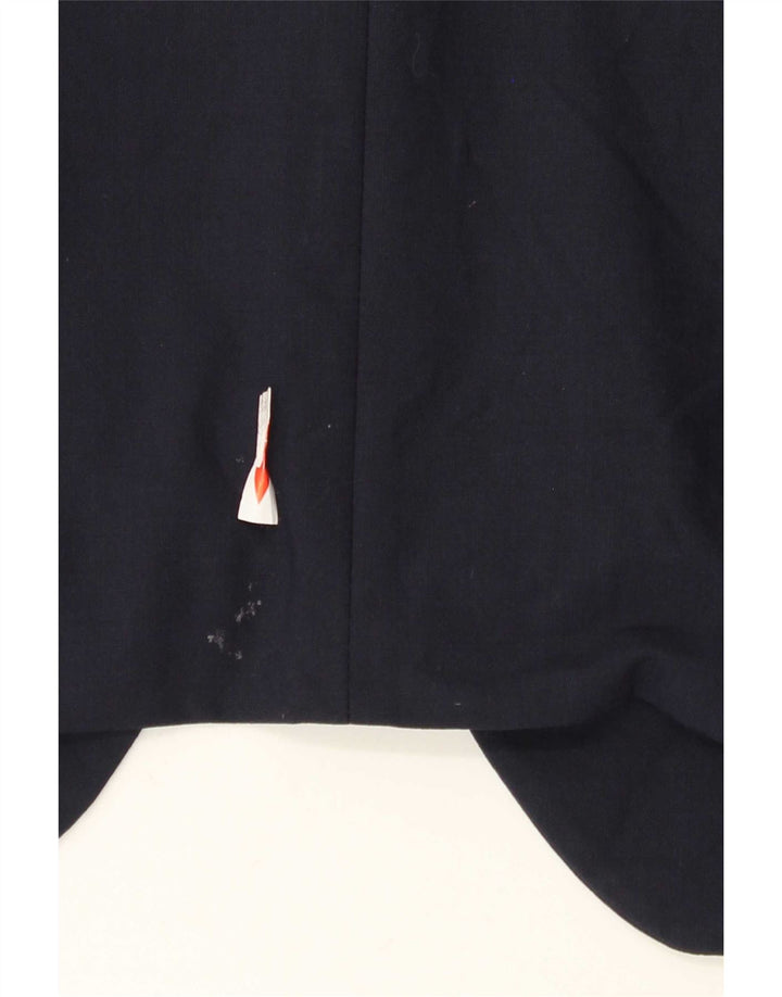 Ted Baker Herren Slim Fit 2-Knopf-Blazerjacke UK 46 3XL Marineblaue Wolle