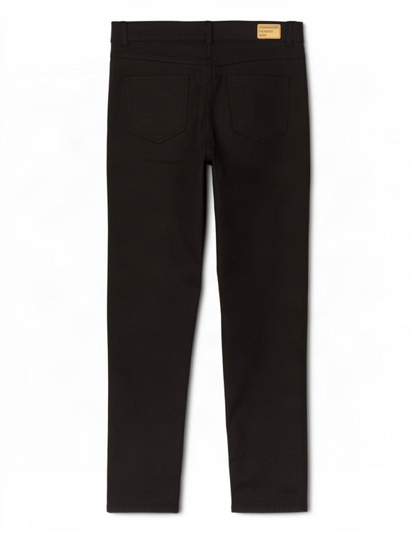 Dack's Damen-Hose, gewachst, schmal, Freizeithose, Größe 48, XL, B32, L30, schwarze Baumwolle