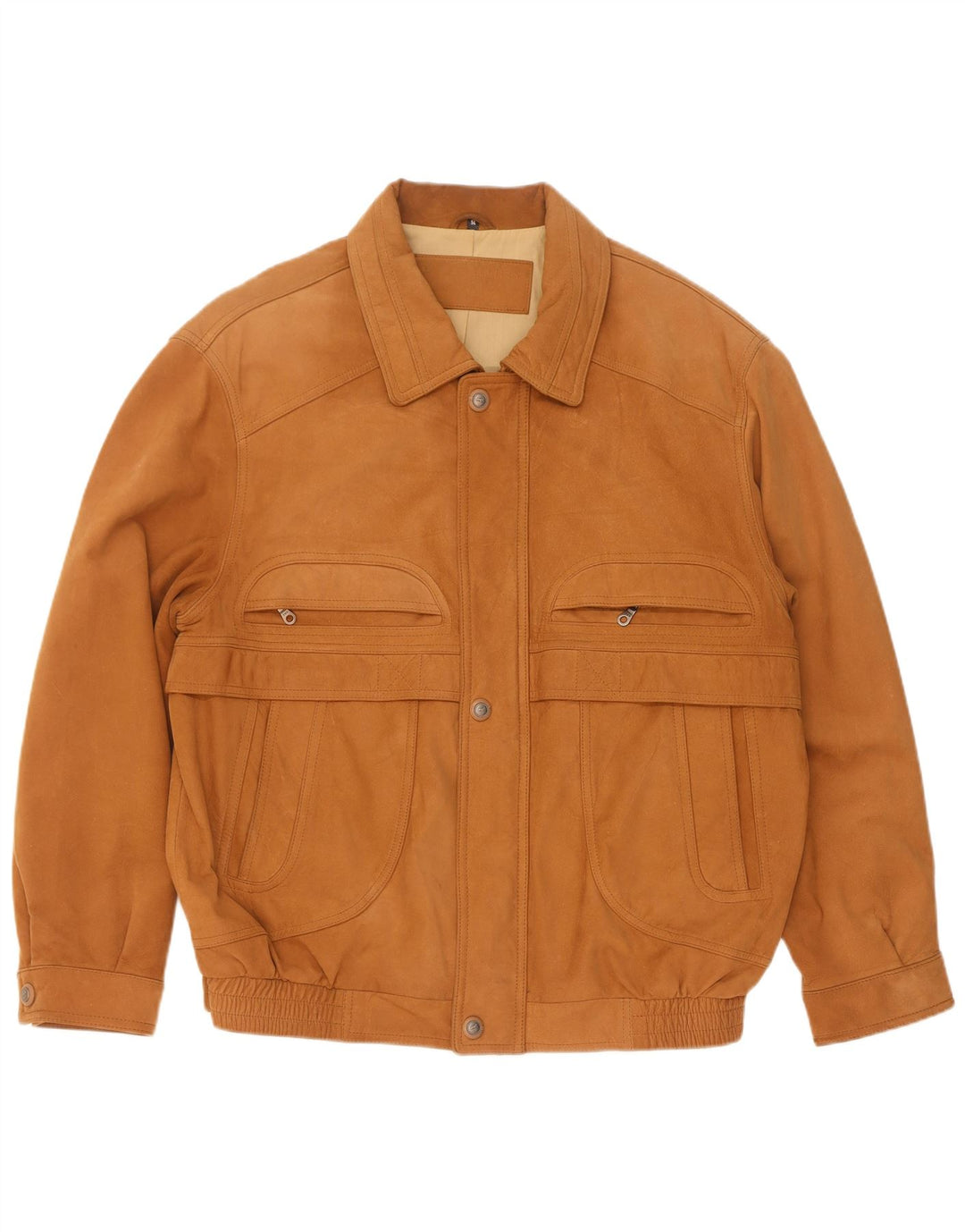 WESTBURY Herren Wildleder Bomberjacke IT 54 2XL Beige Leder