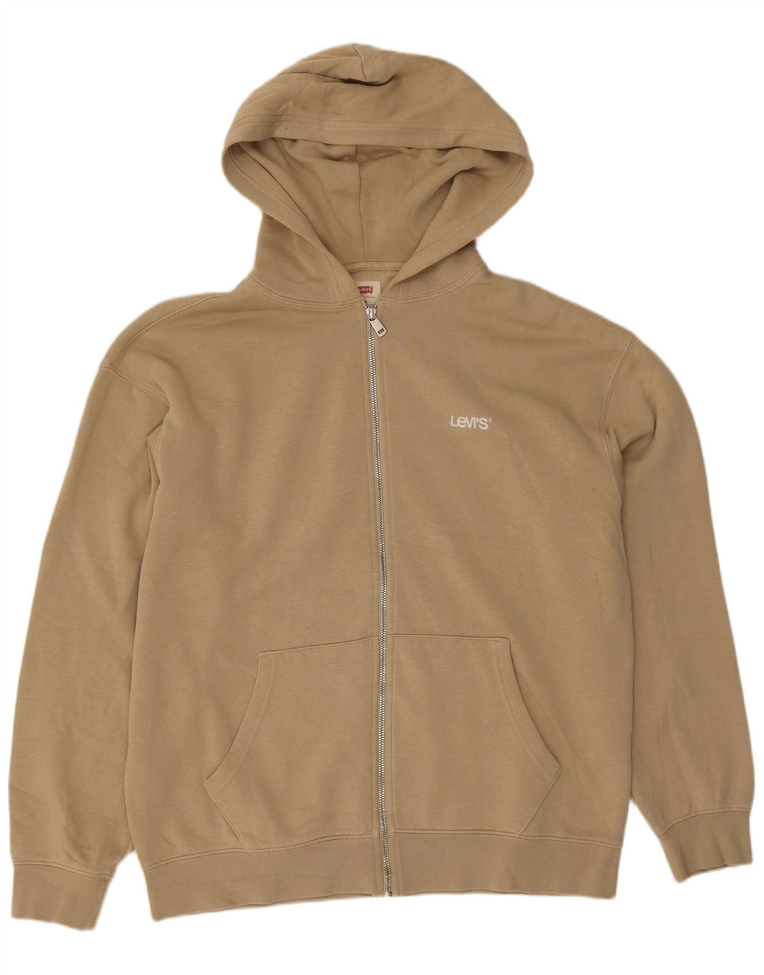 Levi's Herren Relaxed Fit Zip Hoodie Pullover Mittelbeige Baumwolle