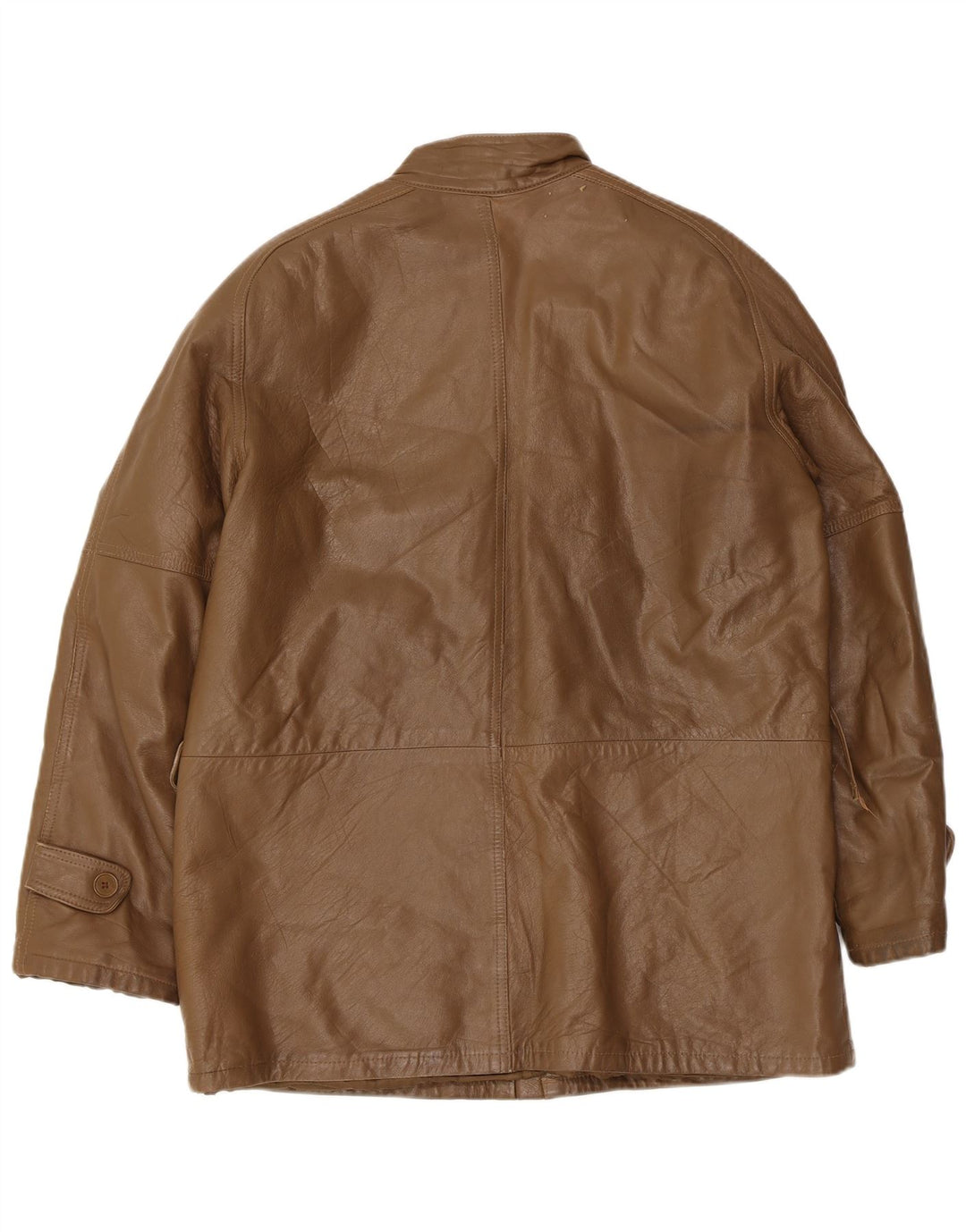 Vintage Herren Lederjacke IT 50 Großes braunes Leder
