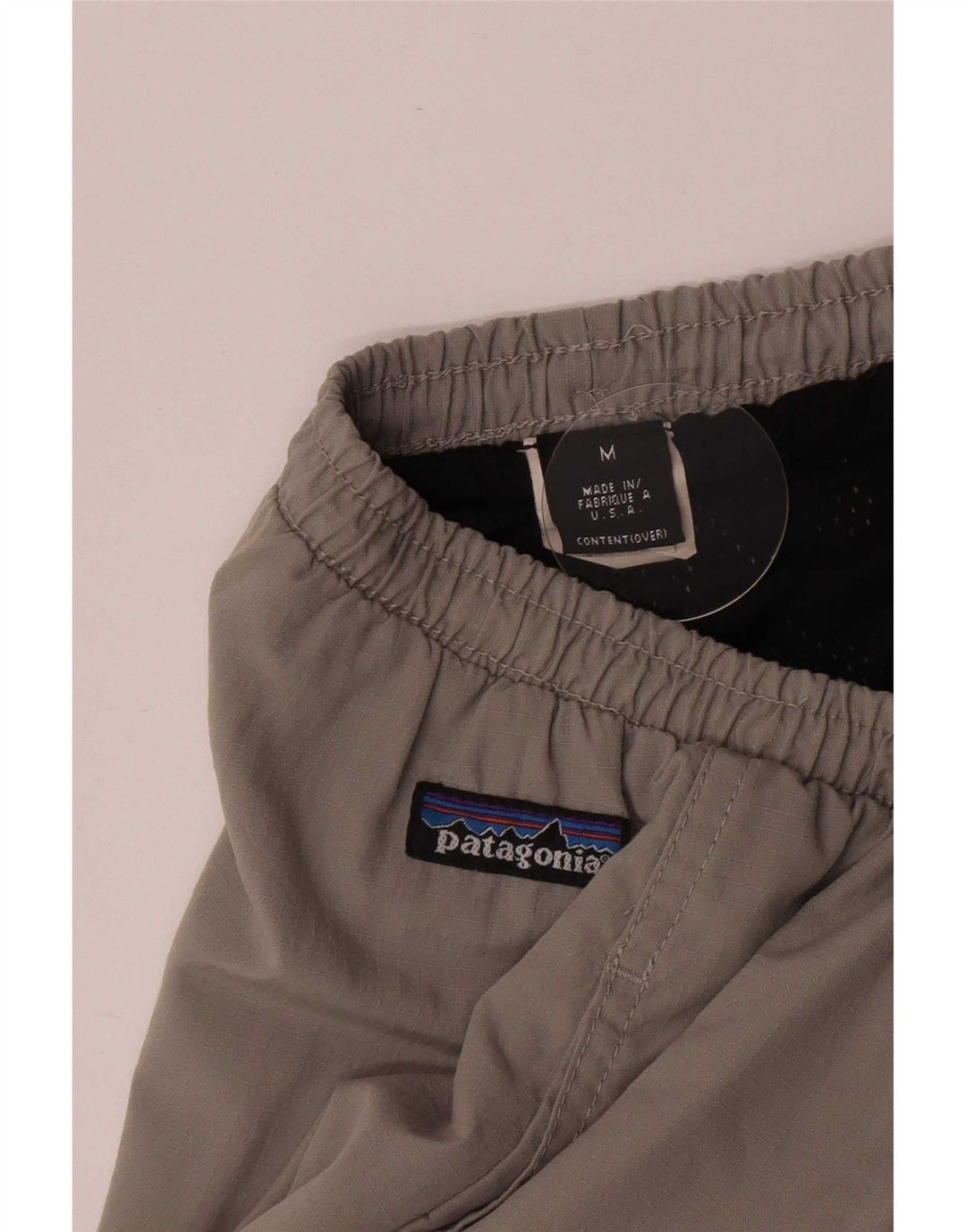 Patagonia Herren-Sportshorts aus mittelgrauem Nylon