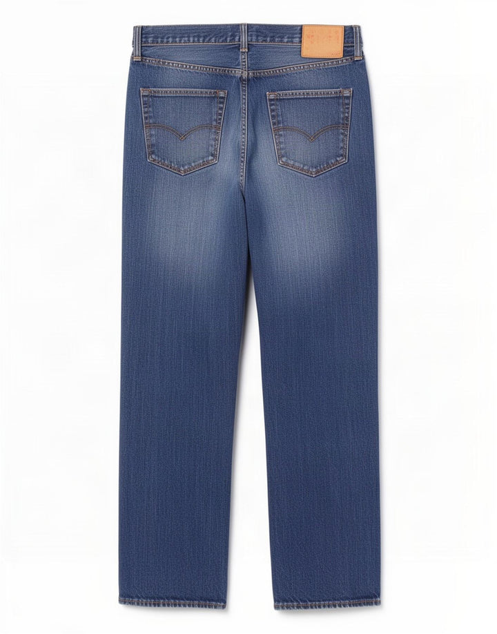 Levi's Herren 501 Straight Jeans W34 L30 Blaue Baumwolle