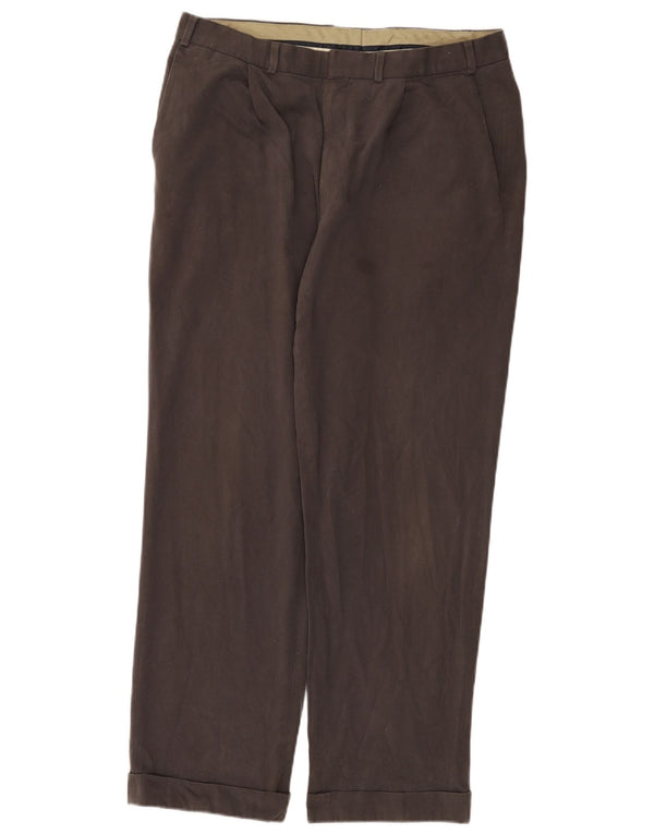 Marks & Spencer Herren St. Michael Straight Chino Hose W36 L31 Grau