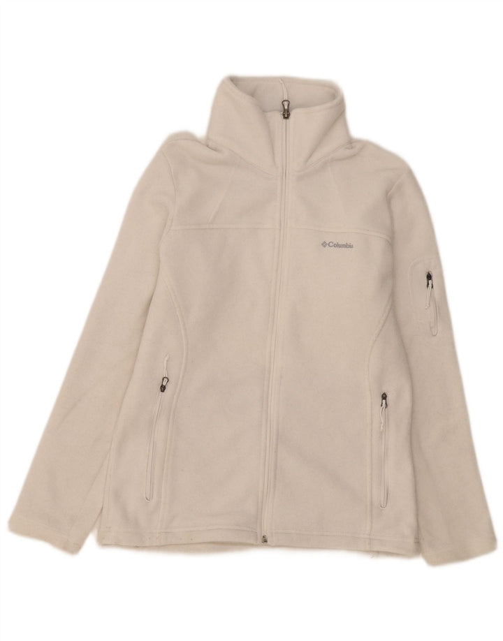 Columbia Damen Fleecejacke UK 10 Small Weiß Polyester
