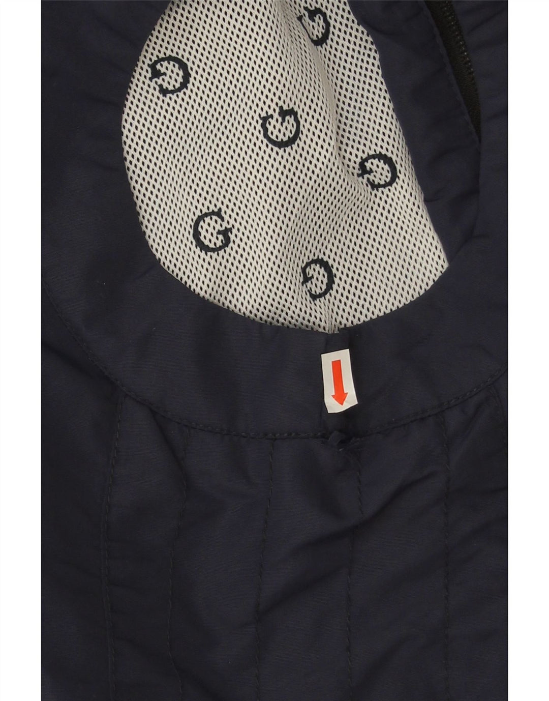 Guess Herren-Trainingsanzug, ärmellos, Jacke, XL, Marineblau, Polyester