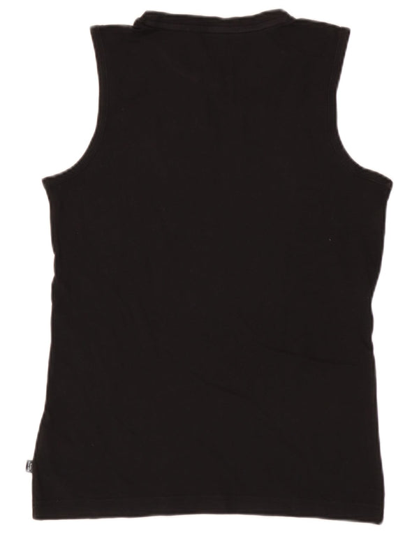 Puma Jungen Graphic Vest Top 13–14 Jahre schwarze Baumwolle