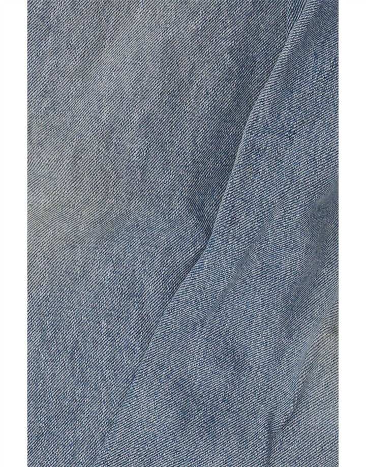 Marks & Spencer Herren-Cropped-Jeans W32 L25 Blaue Baumwolle