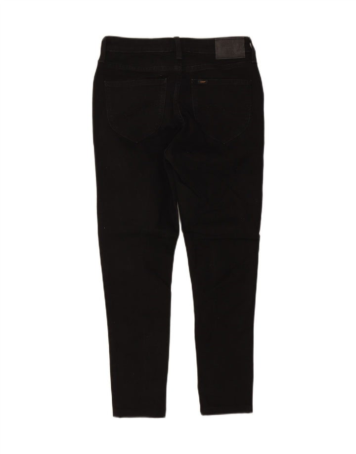 Lee Damen Marion Stretch Slim Jeans W29 L25 Schwarze Baumwolle