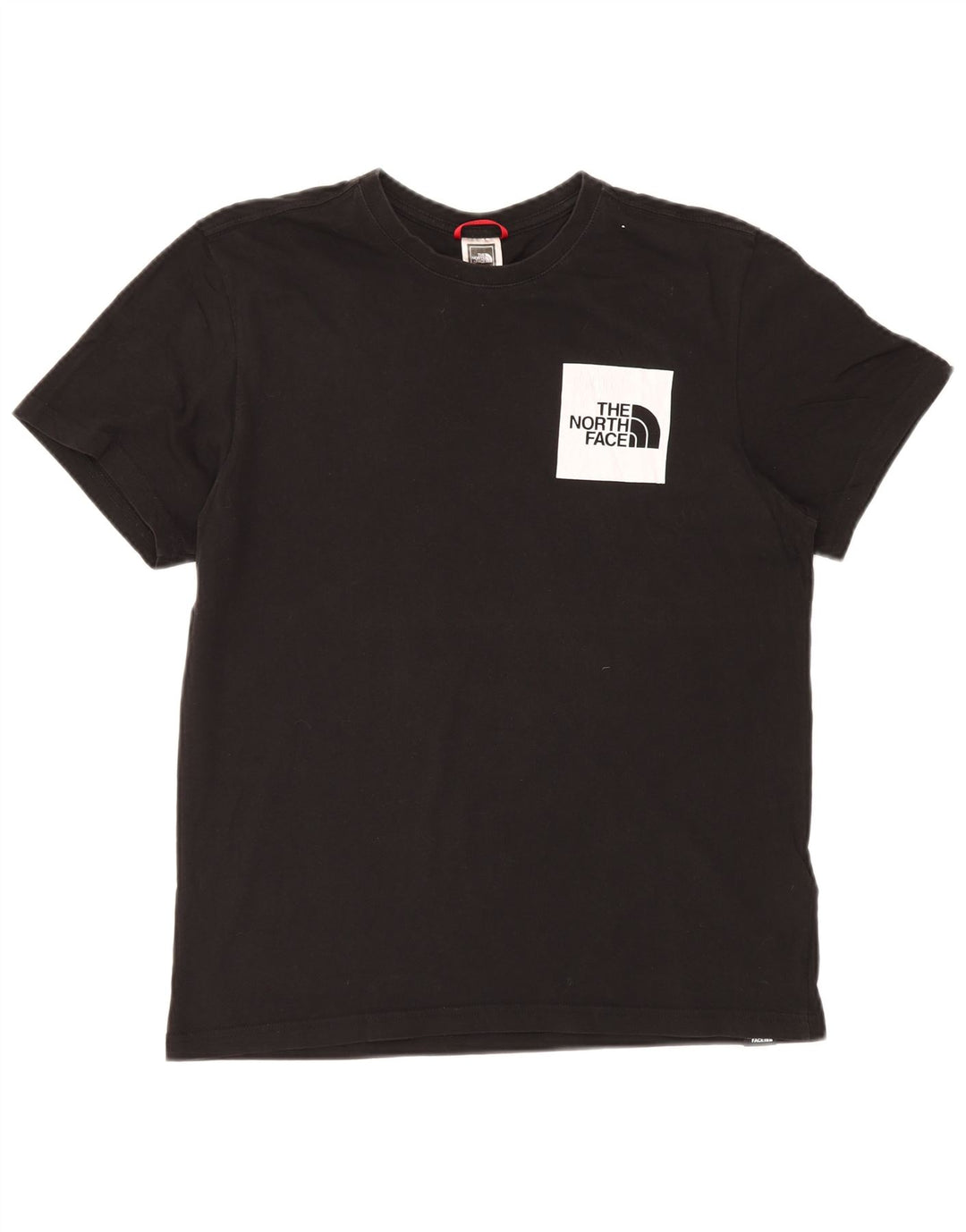 The North Face Herren-T-Shirt-Oberteil aus mittelschwarzer Baumwolle